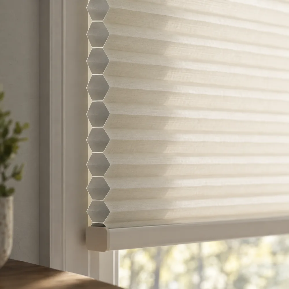 Design inspiration: the cellular fabric structure of Honeycomb Shades
